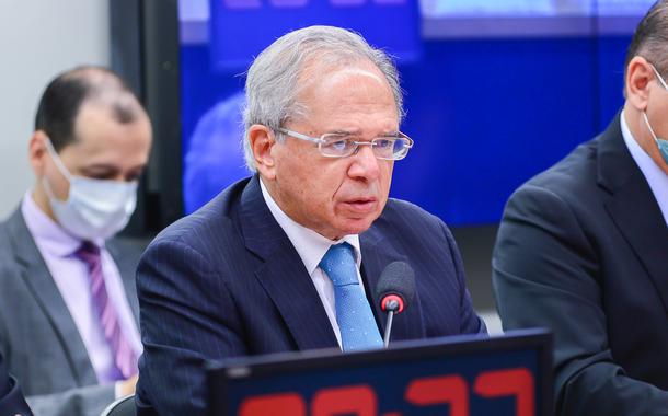 Ministro Paulo Guedes fala à Câmara dos Deputados