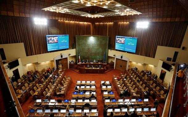 08/11/2021
REUTERS/Rodrigo Garrido - Congresso chileno