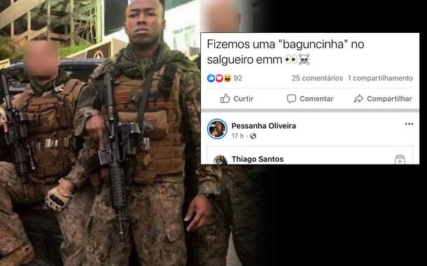 Ronny Pessanha de Oliveira e postagem na Facebook