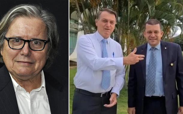 Paulo Moreira Leite e Bolsonaro com Max Guilherme