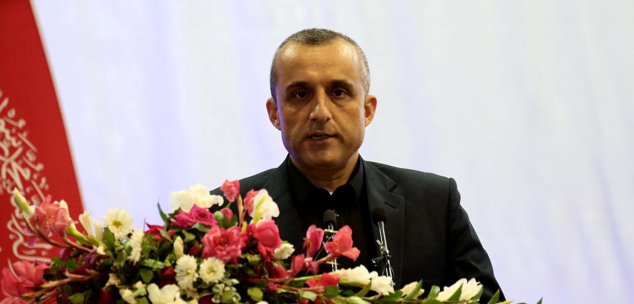 Amrullah Saleh, que se declarou presidente interino