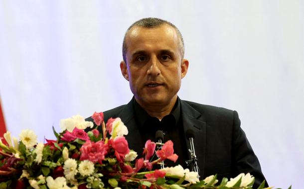 Amrullah Saleh, que se declarou presidente interino