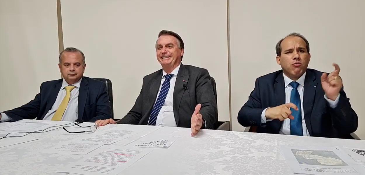 Rogério Marinho e Jair Bolsonaro