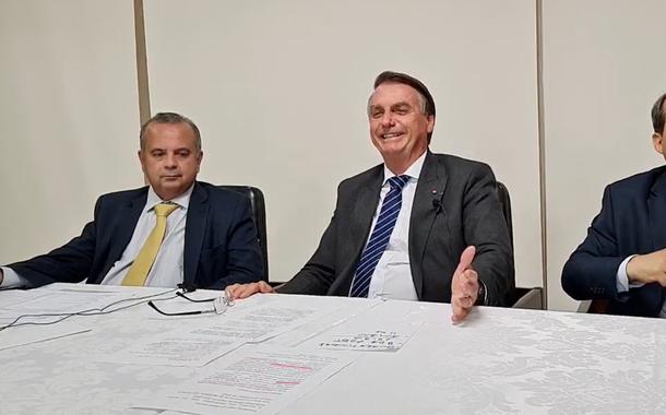 Rogério Marinho e Jair Bolsonaro