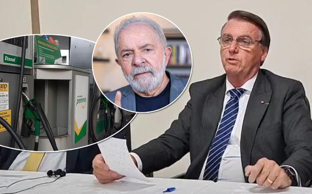 Lula e Jair Bolsonaro