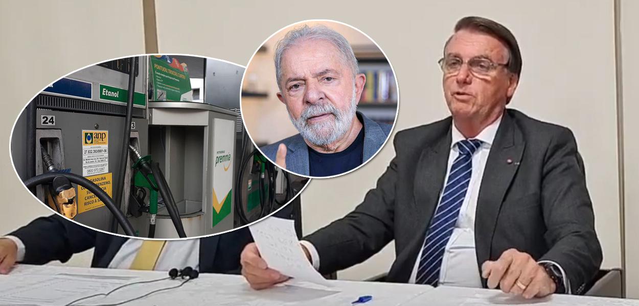 Lula e Jair Bolsonaro