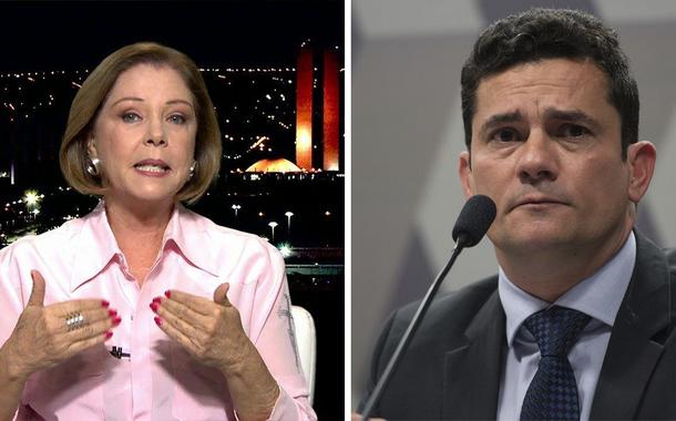 Eliane Catanhêde e Moro