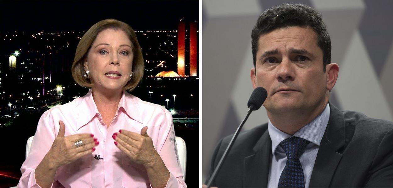 Eliane Catanhêde e Moro