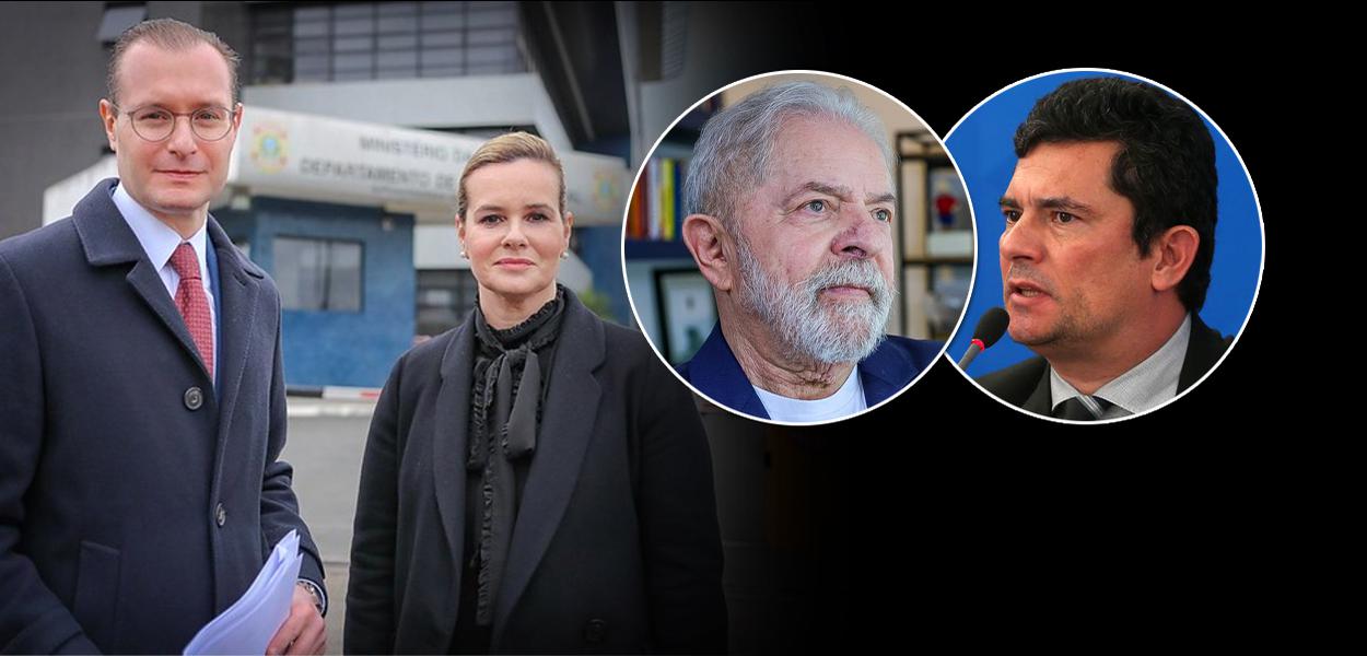 Cristiano Zanin Martins, ex-presidente Lula e Sérgio Moro