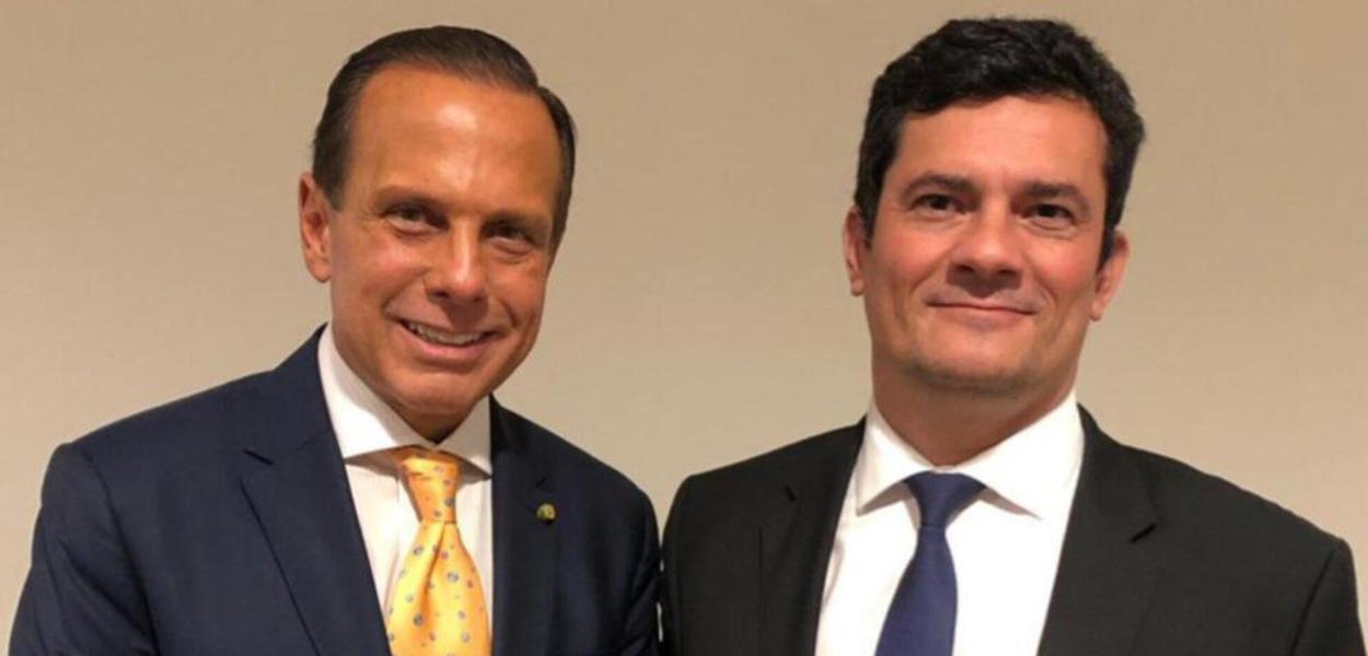 João Doria e Sergio Moro