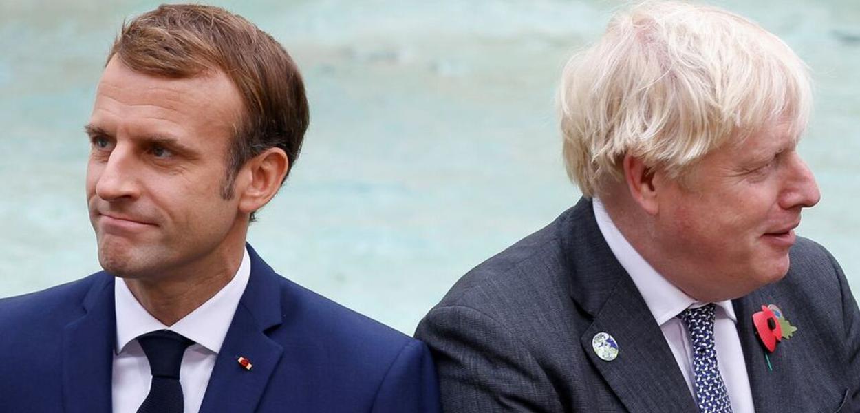 Boris Johnson e Emmanuel Macron