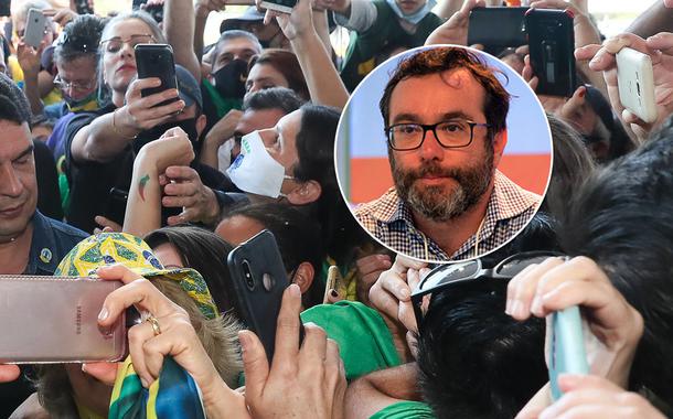 Bolsonaro em aglomeração; Fernando Aith, da USP
