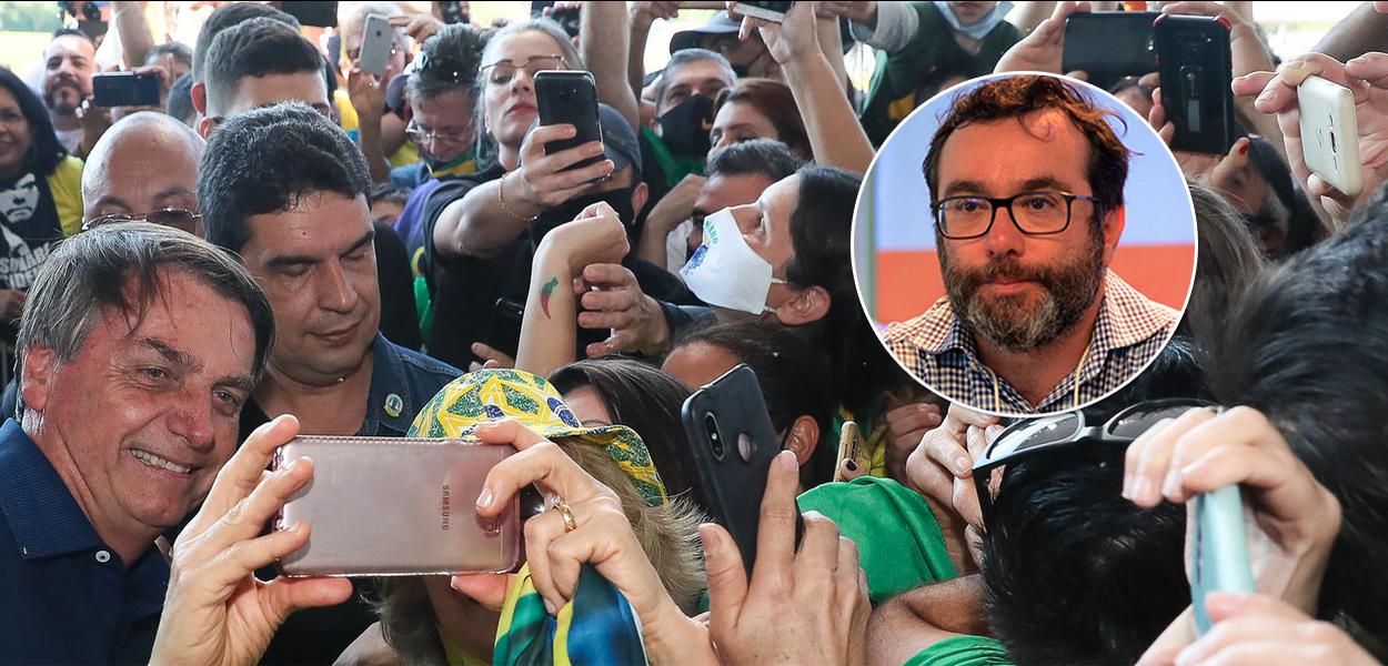 Bolsonaro em aglomeração; Fernando Aith, da USP