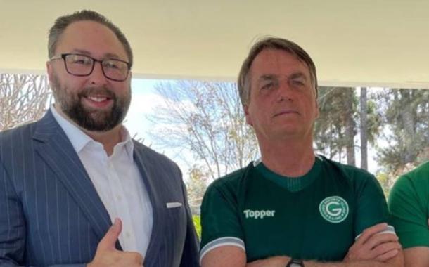 Jason Miller, Jair Bolsonaro e Eduardo Bolsonaro