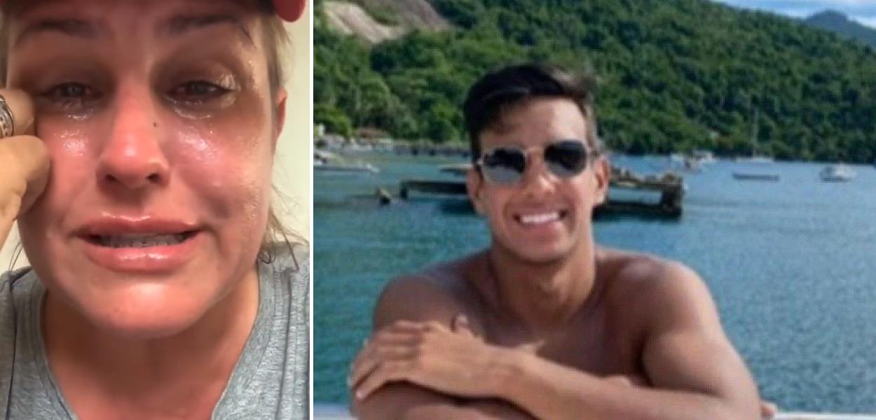 Ana Regina e seu filho José Porfírio de Brito Júnior