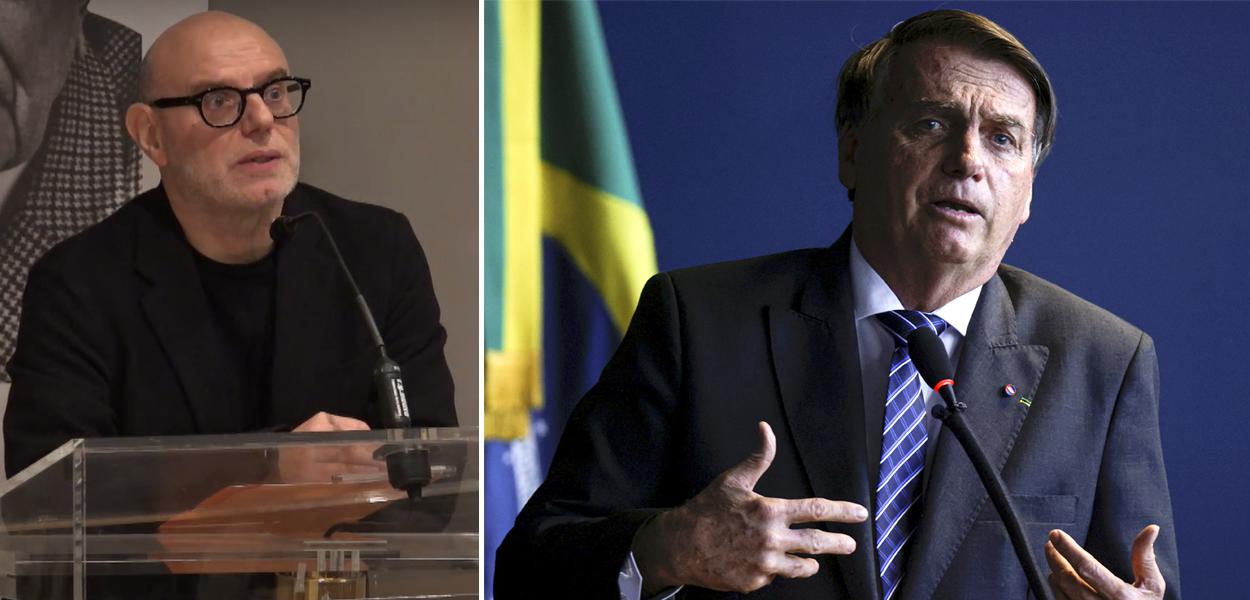 Enzo Traverso e Jair Bolsonaro