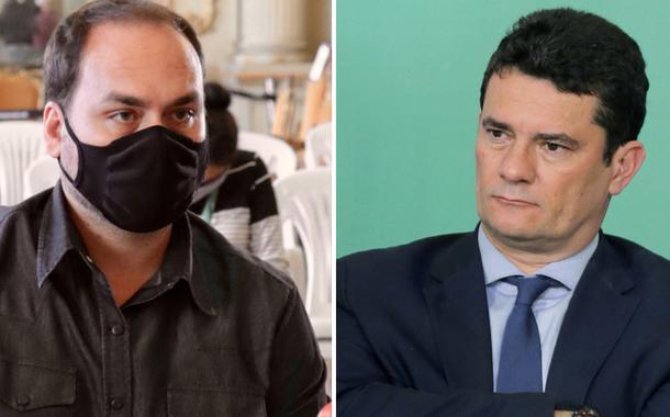 Carlos Bolsonaro e Sergio Moro