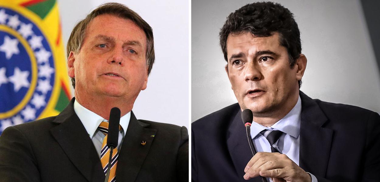 Jair Bolsonaro e Sergio Moro