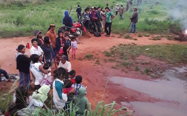 Membros da comunidade indígena Hagua Po'i do Paraguai foram despejados de suas terras em 18 de novembro de 2021