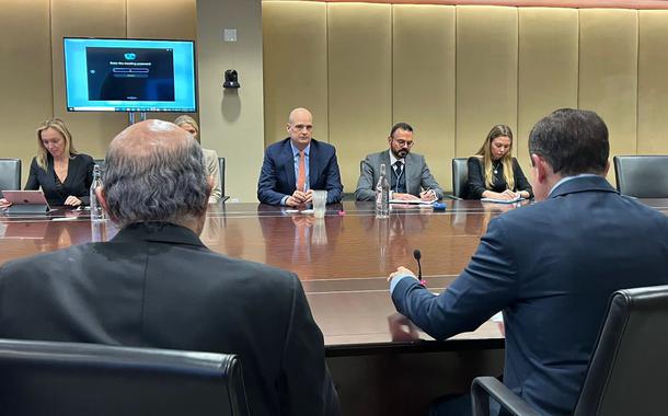 Reunião entre representantes da BlackRock e o governo de SP