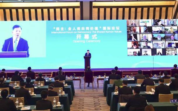 Presidente do Grupo de Mídia da China,  Shen Haixiong