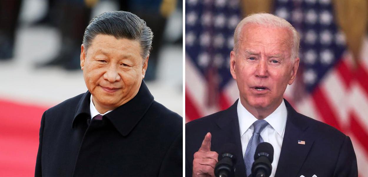 Xi Jinping e Joe Biden