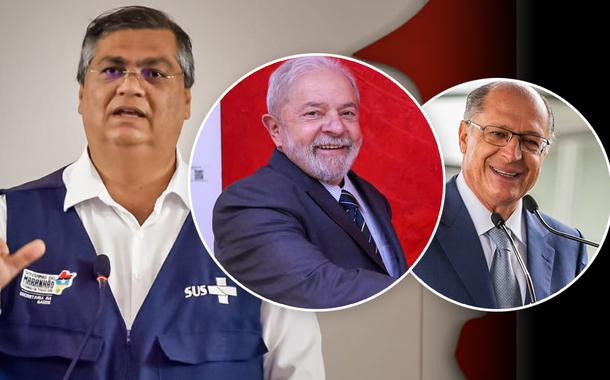 Flávio Dino, Lula e Alckmin