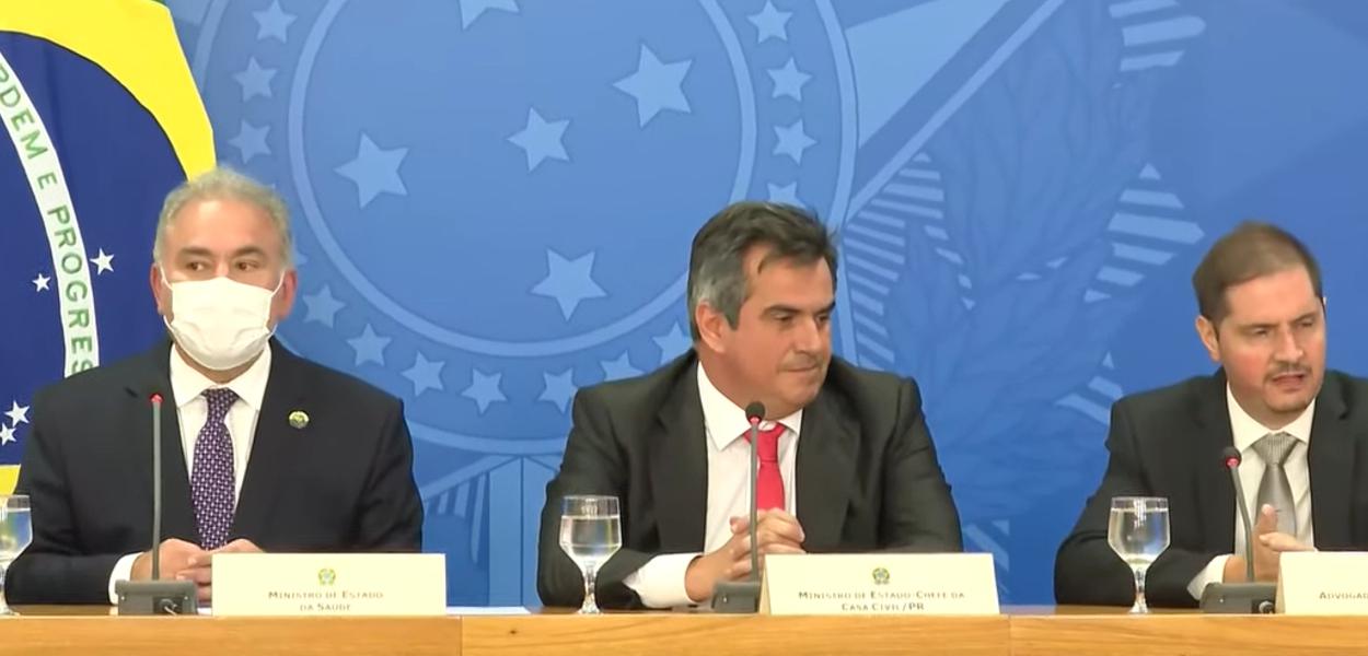 Marcelo Queiroga, Ciro Nogueira e Bruno Bianco