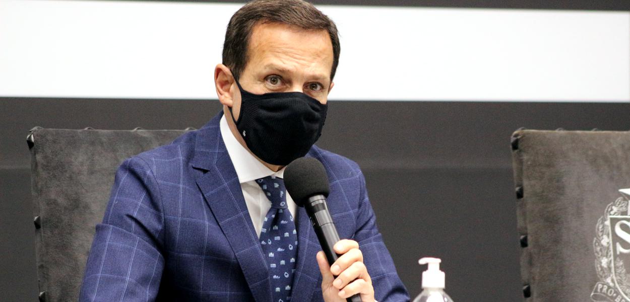 O governador de SP João Doria