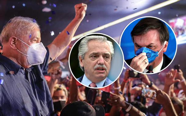 Lula, Alberto Fernández e Bolsonaro