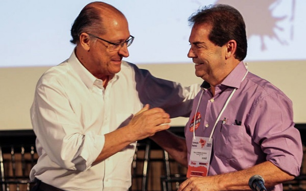 Paulinho da Força e Geraldo Alckmin