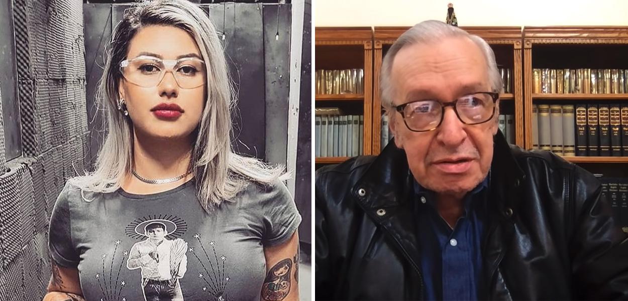Sara Winter e Olavo de Carvalho