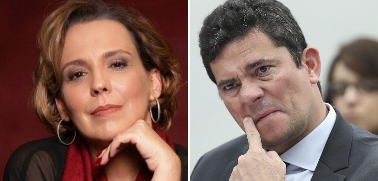 Ana Beatriz Nogueira e Sergio Moro