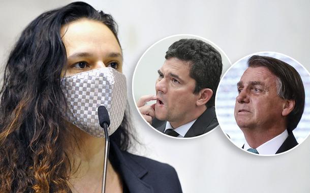 Janaina Paschoal, Sergio Moro e Jair Bolsonaro