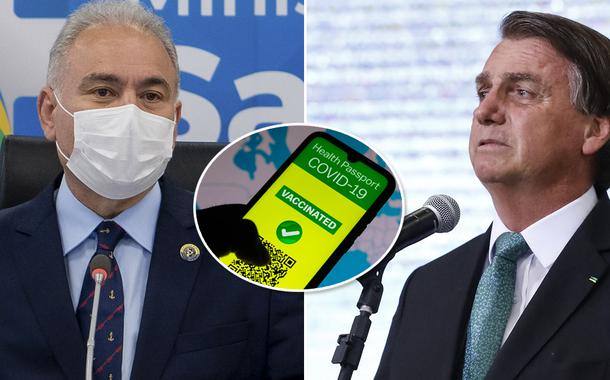 Marcelo Queiroga e Jair Bolsonaro