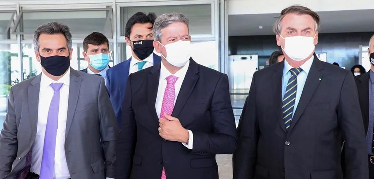 Ciro Nogueira, Arthur Lira e Jair Bolsonaro