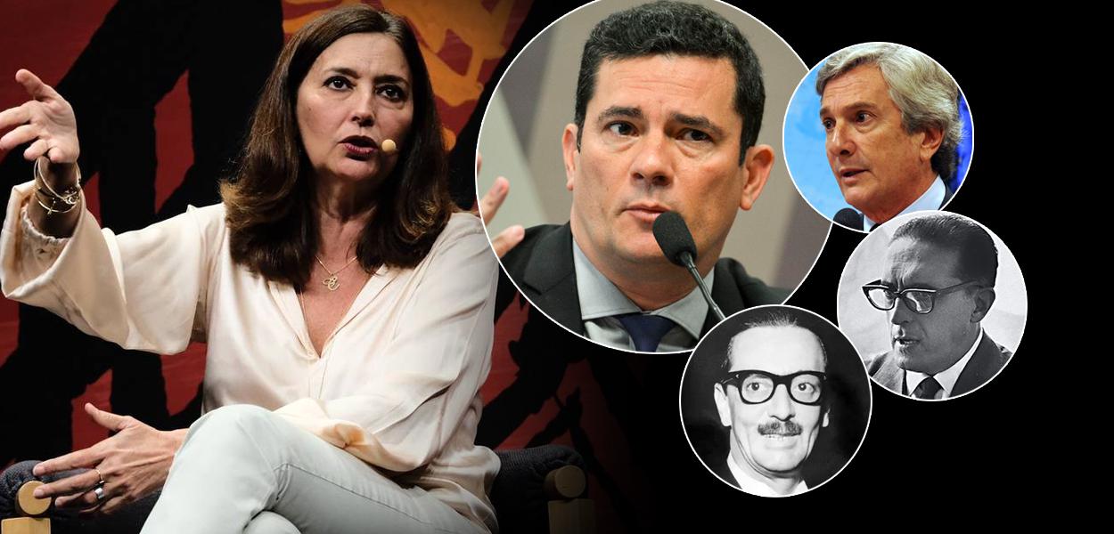 Cristina Serra, Sergio Moro, Fernando Collor, Janio Quadros e Carlos Lacerda