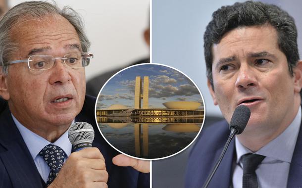 Paulo Guedes, Congresso Nacional e Sergio Moro