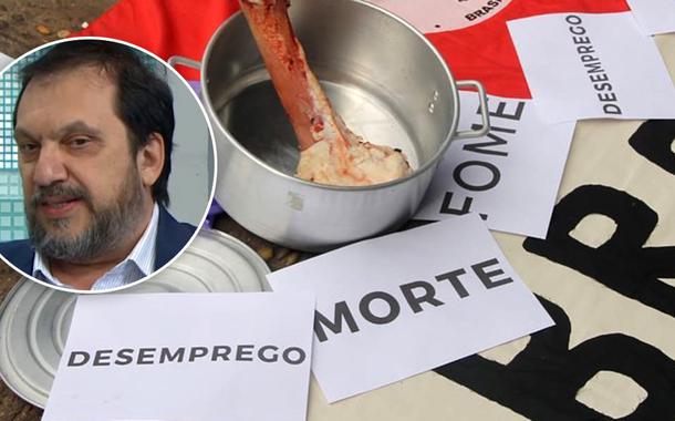 Mauro Paulino e manifestação contra fome