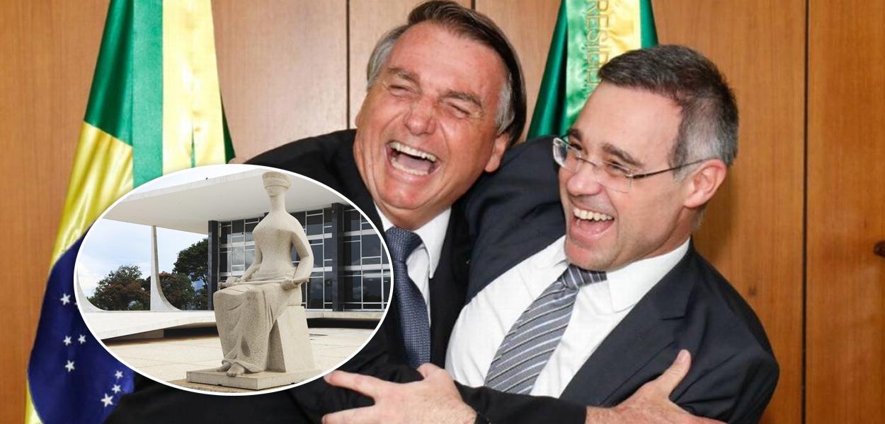 Jair Bolsonaro e André Mendonça