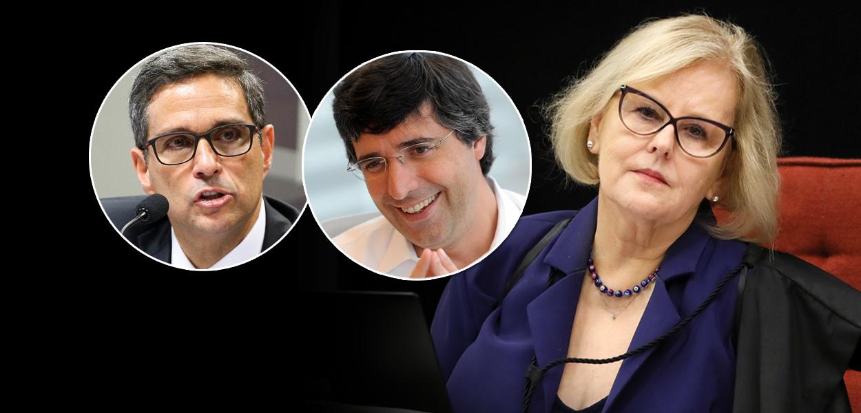 Roberto Campos Neto, André Esteves e Rosa Weber