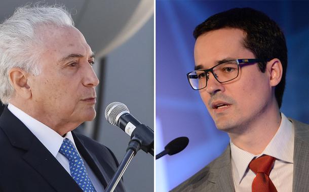 Michel Temer e Deltan Dallagnol