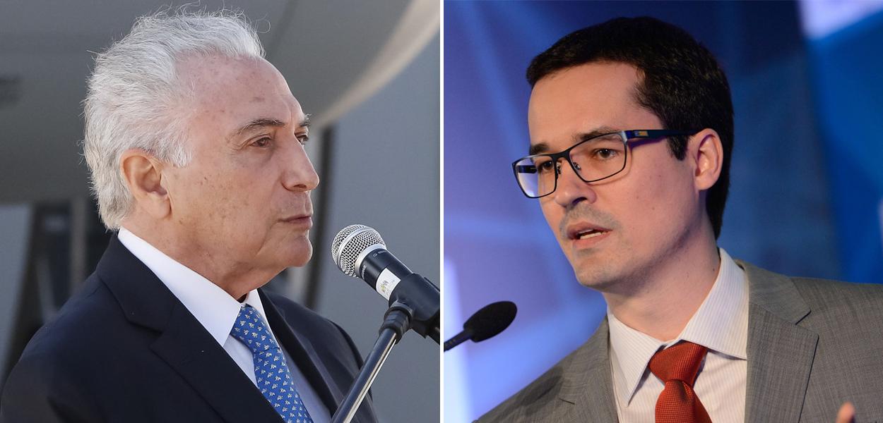 Michel Temer e Deltan Dallagnol