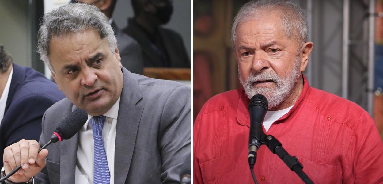 Aécio Neves e Lula