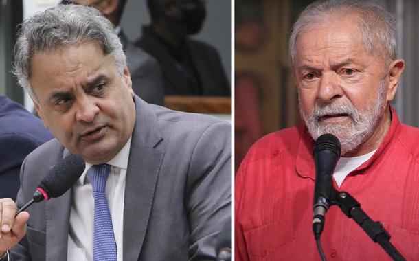 Aécio Neves e Lula
