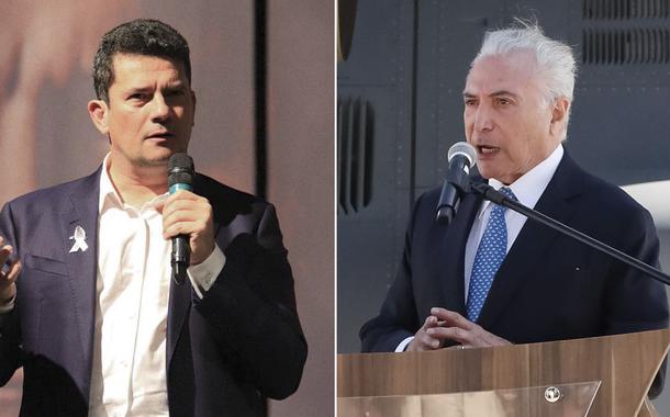 Sergio Moro e Michel Temer