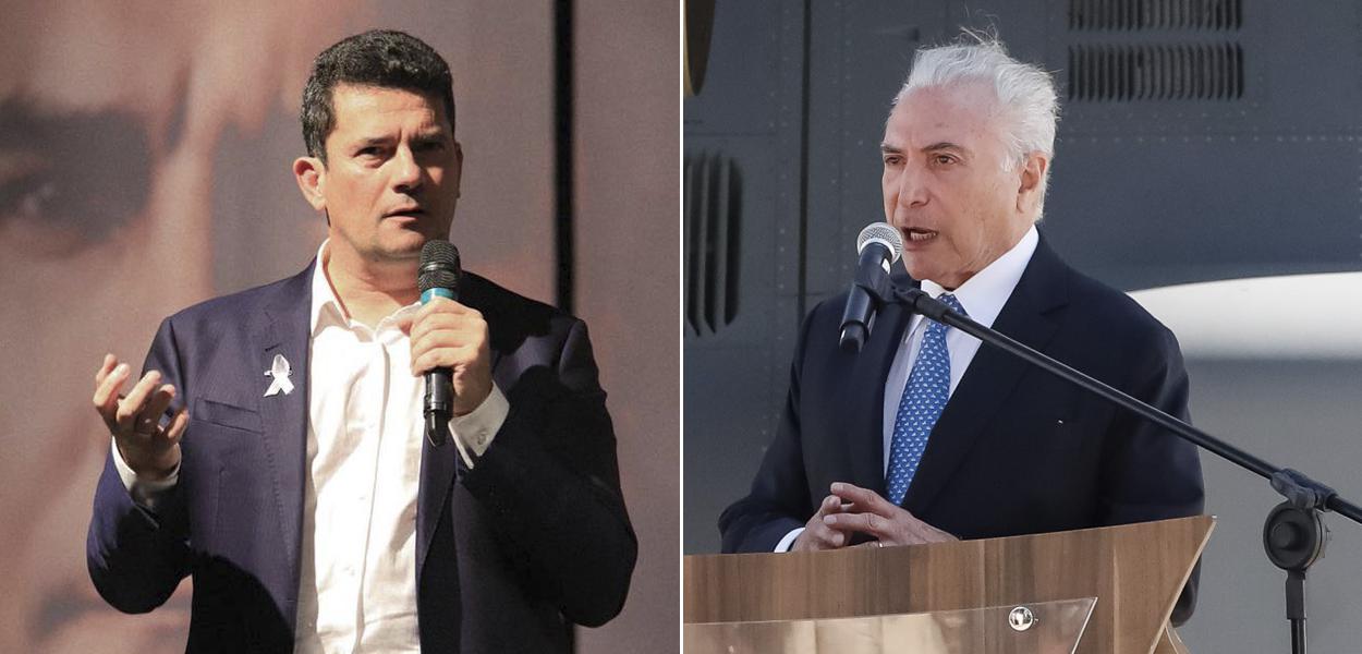 Sergio Moro e Michel Temer