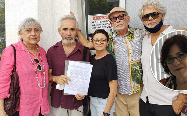 Artistas entregam carta aberta ao TJPB em defesa de Márcia Lucena (Foto: Reprodução)