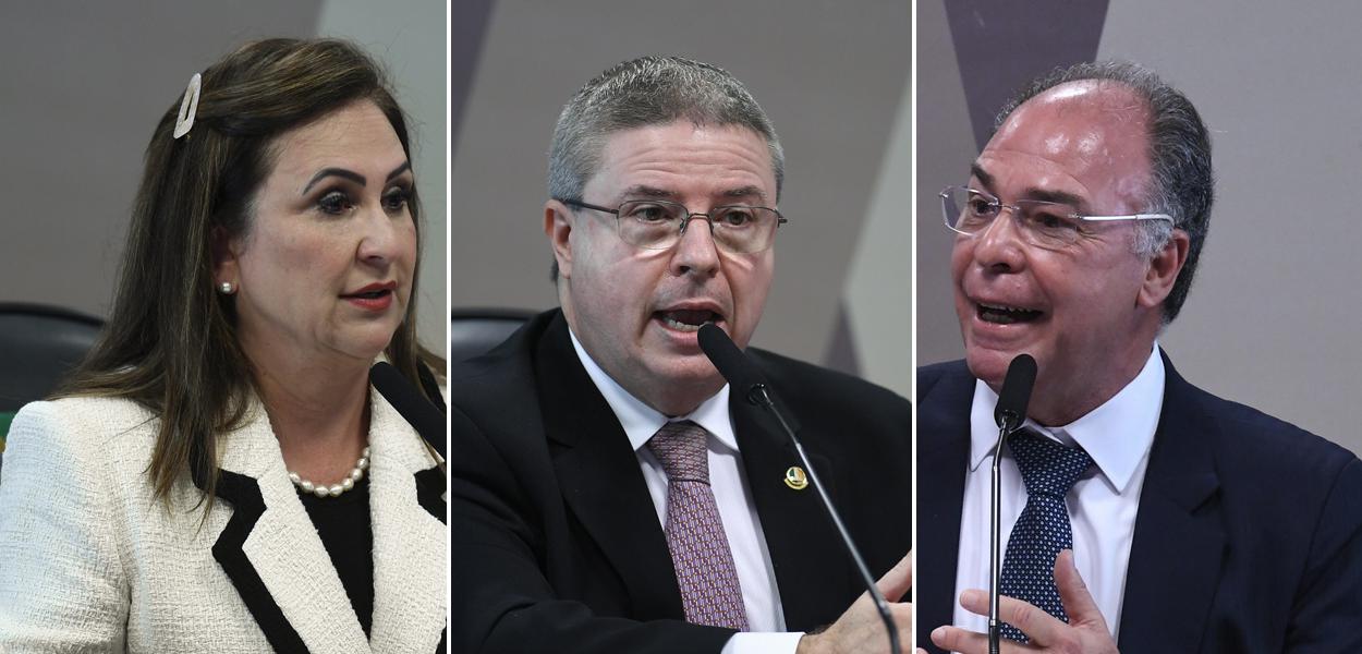Kátia Abreu,  Antonio Anastasia e Fernando Bezerra Coelho