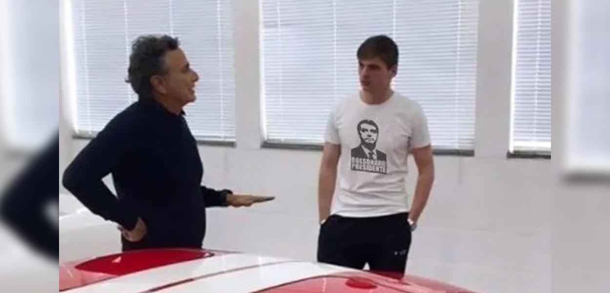 Imagem fake de Verstappen divulgada por assessor de Bolsonaro